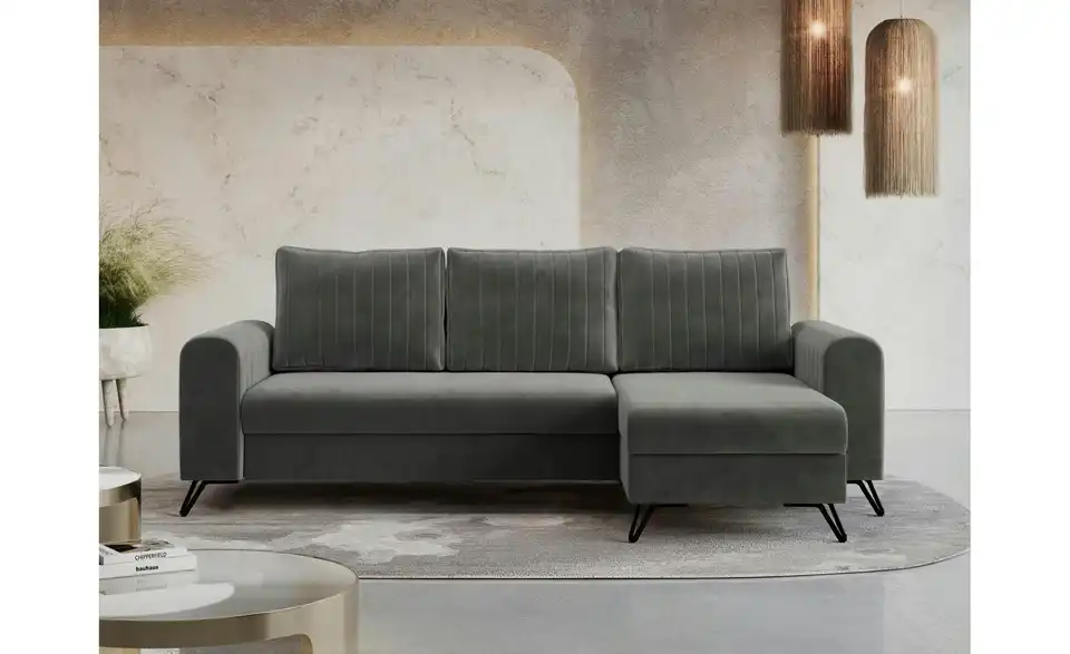 Ecksofa Axel mit Schlaffunktion, in Wohnsituation