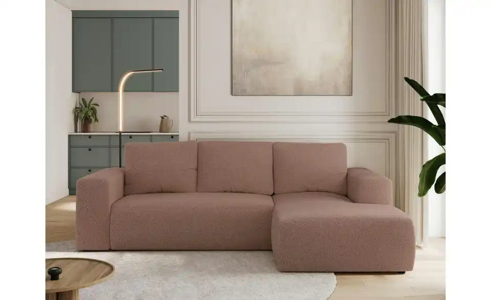 Ecksofa Rosa, in Wohnsituation