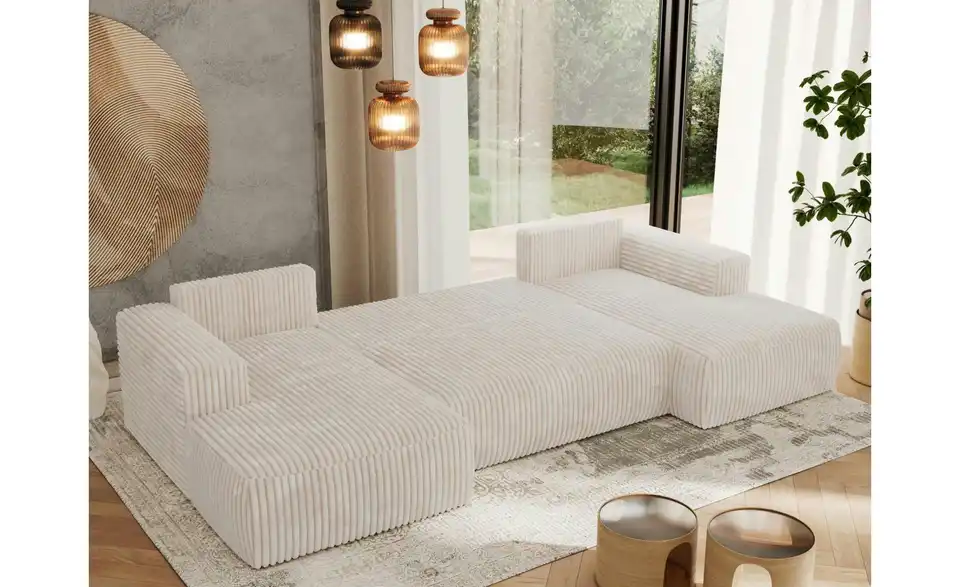 Wohnlandschaft Creme, Funktionsansicht