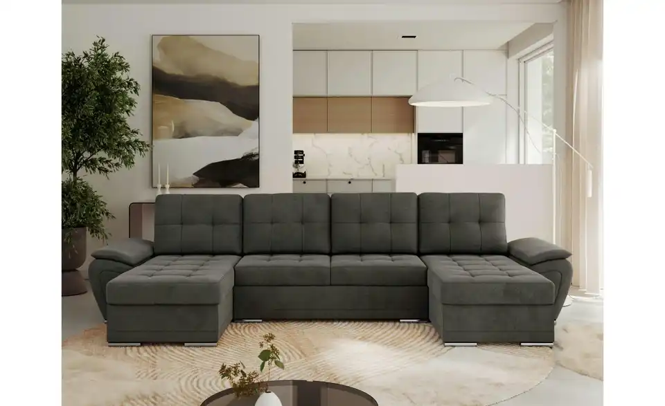 Wohnlandschaft Umbria mit Schlaffunktion, in Wohnsituation