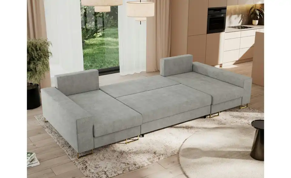 Wohnlandschaft Hellgrau, in Wohnsituation