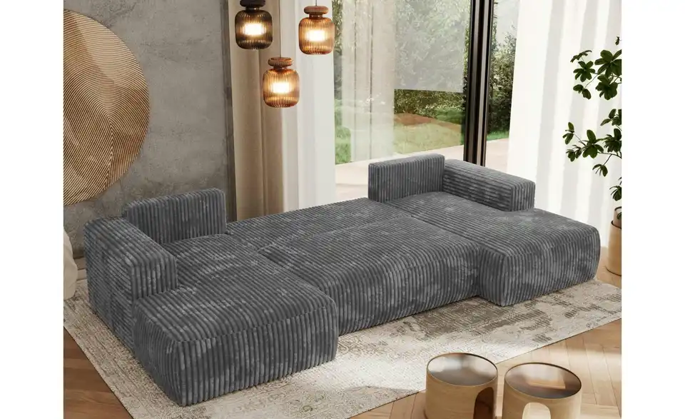 Wohnlandschaft Dunkelgrau, Funktionsansicht