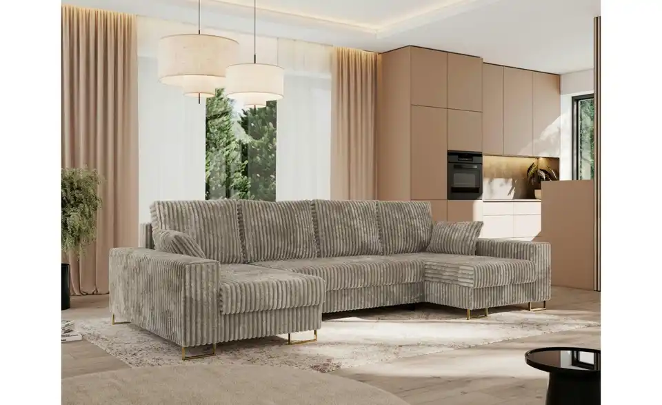 Wohnlandschaft Hellbraun, in Wohnsituation