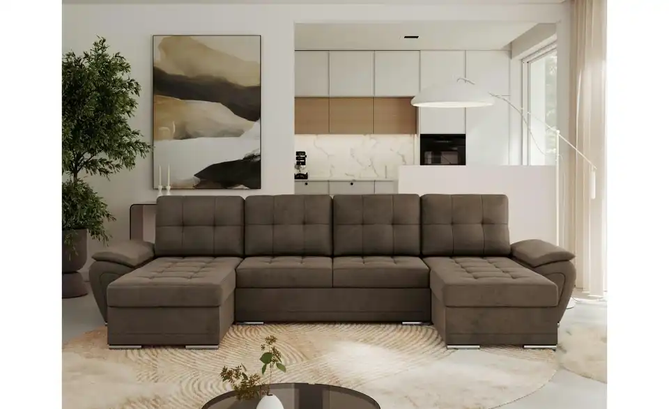 Wohnlandschaft Umbria mit Schlaffunktion, in Wohnsituation