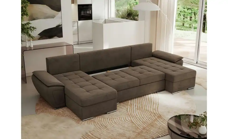 Wohnlandschaft Umbria mit Schlaffunktion, in Wohnsituation