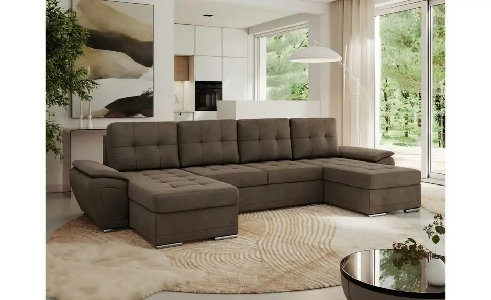 Wohnlandschaft Umbria mit Schlaffunktion, in Wohnsituation