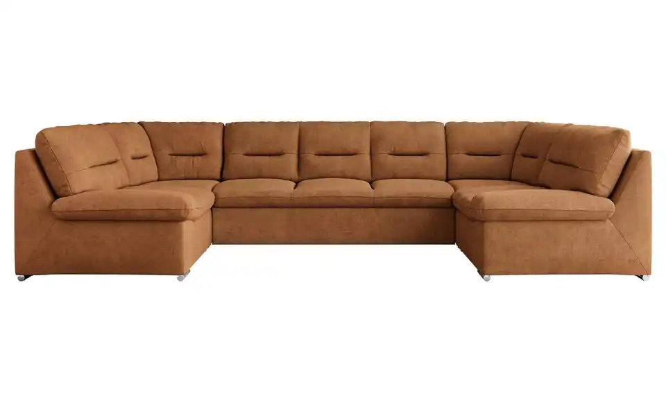 Wohnlandschaft Hellgrau, Frontansicht