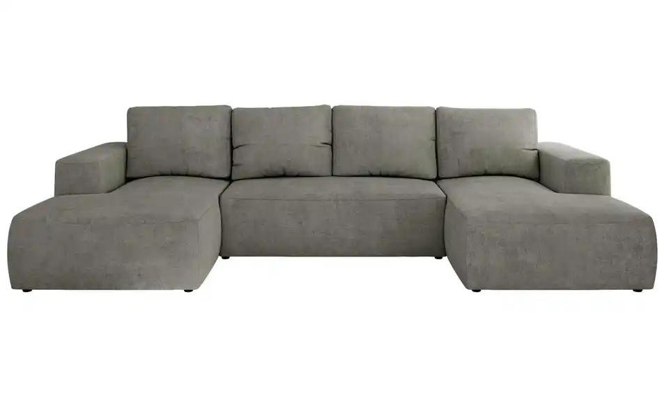 Wohnlandschaft Grau, Frontansicht