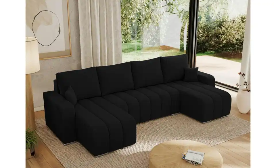 Wohnlandschaft Schwarz, in Wohnsituation