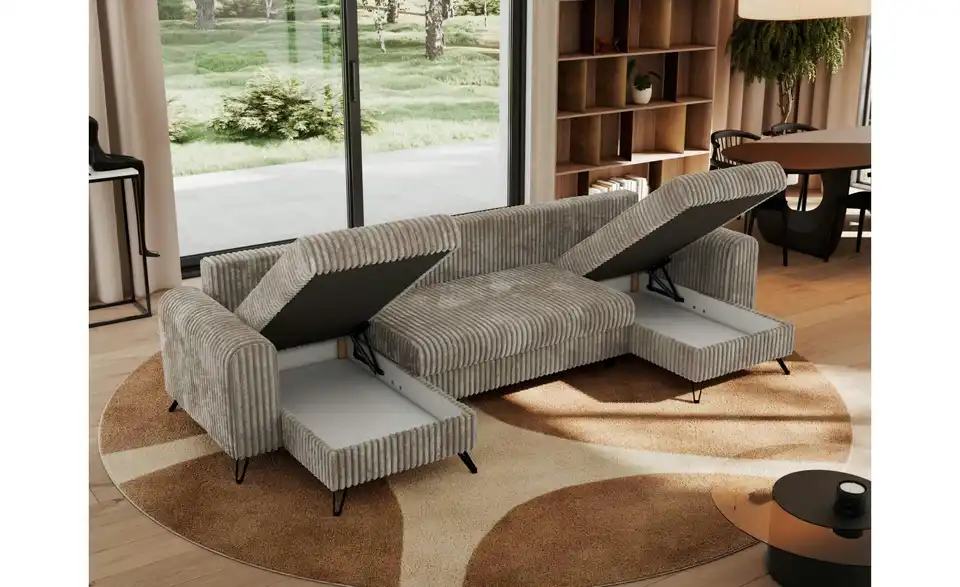 Wohnlandschaft Hellbraun, in Wohnsituation