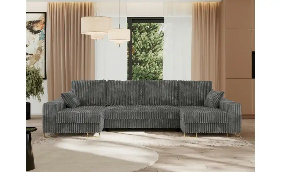 Wohnlandschaft Dorain mit Schlaffunktion, in Wohnsituation