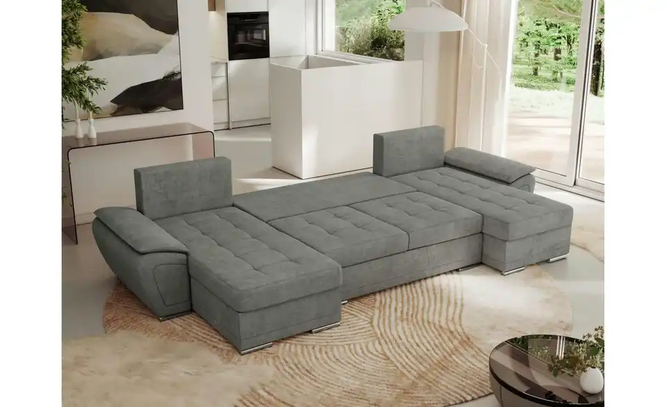 Wohnlandschaft Umbria mit Schlaffunktion, Funktionsansicht