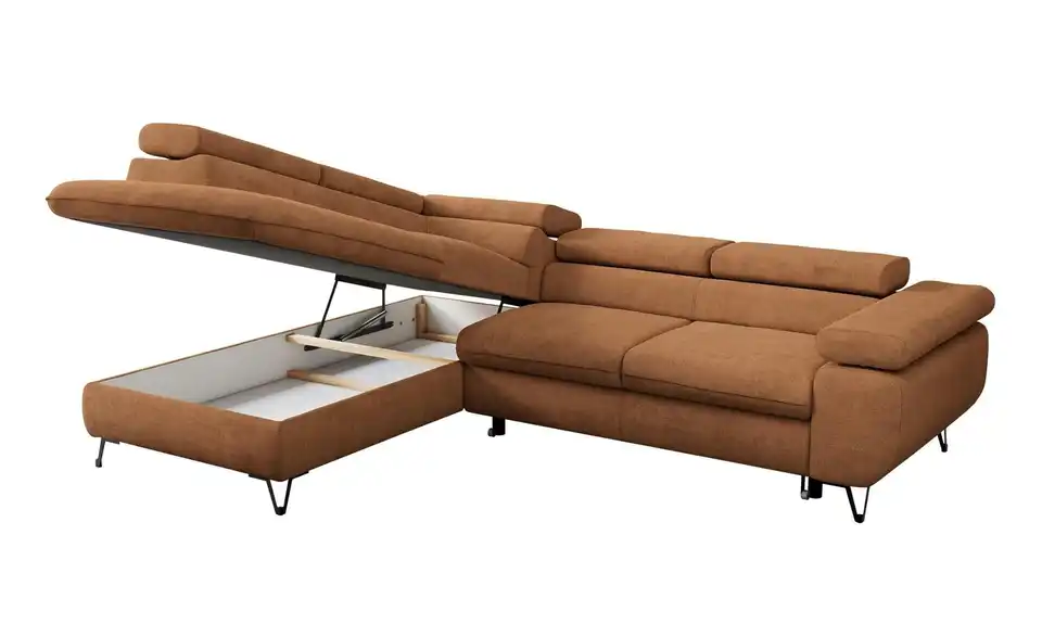 Ecksofa Orange, Detailansicht