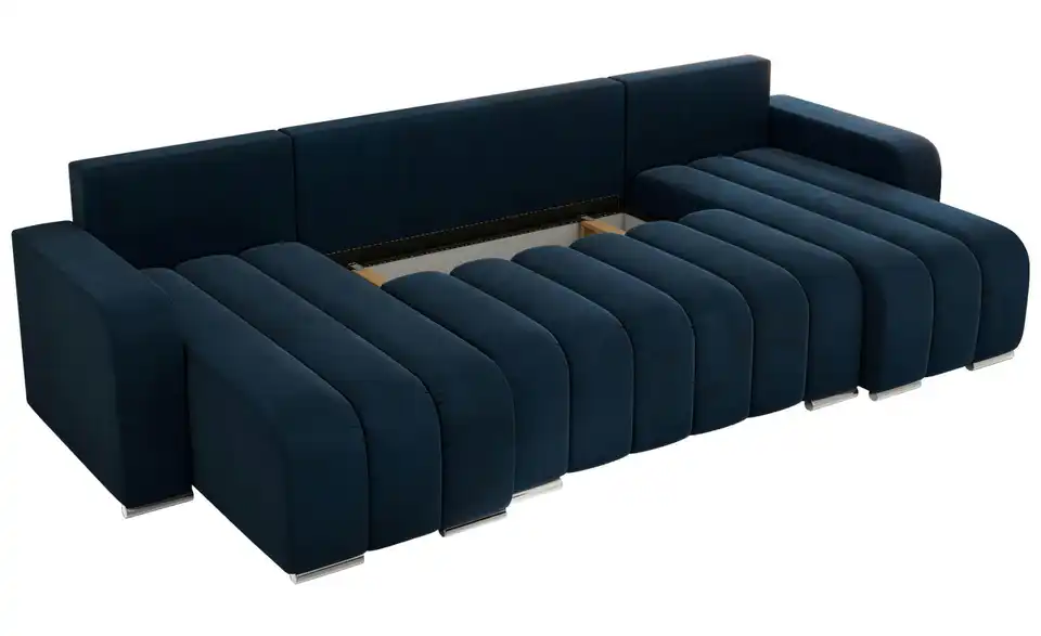 Wohnlandschaft Dunkelblau, Detailansicht