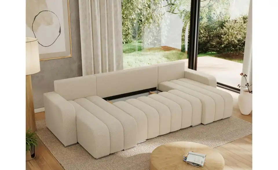 Wohnlandschaft Beige, Funktionsansicht