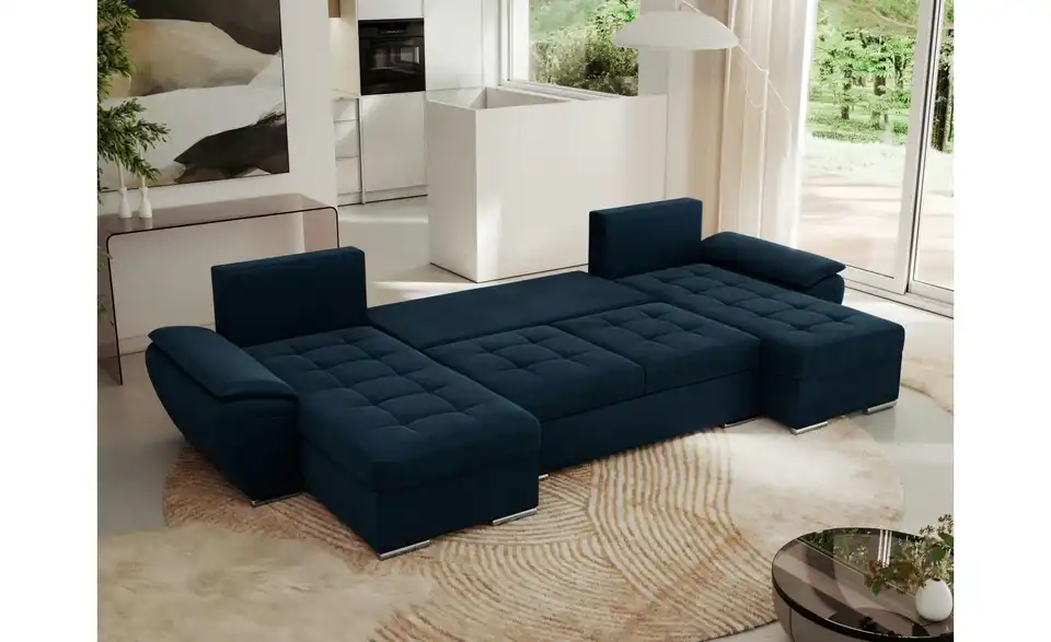 Wohnlandschaft Umbria mit Schlaffunktion, Funktionsansicht