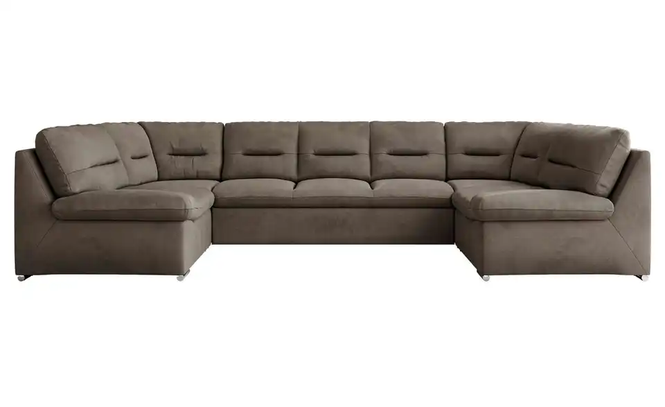 Wohnlandschaft Hellgrau, Frontansicht