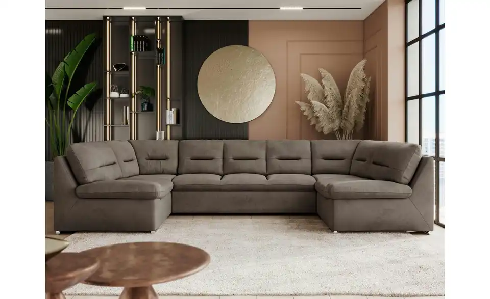 Wohnlandschaft Hellgrau, in Wohnsituation