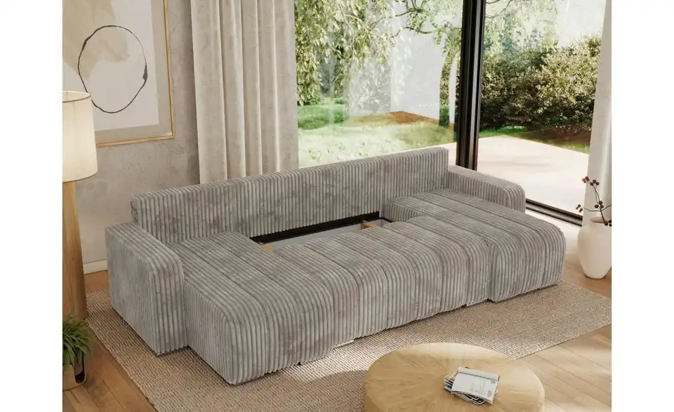 Wohnlandschaft Hellbraun, Funktionsansicht