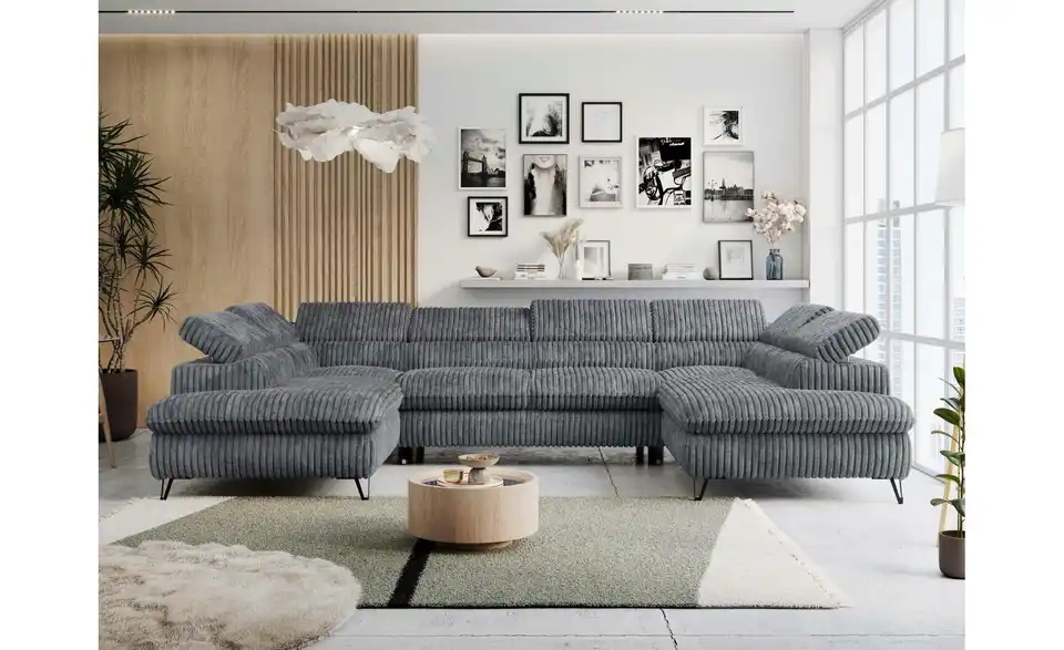 Wohnlandschaft Dunkelgrau, in Wohnsituation