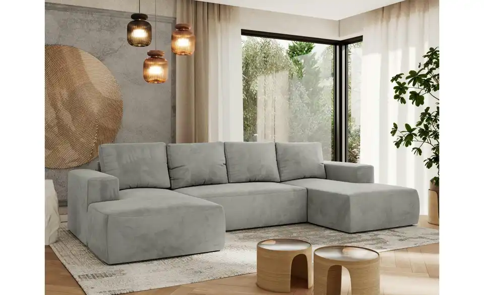 Wohnlandschaft Hellgrau, in Wohnsituation