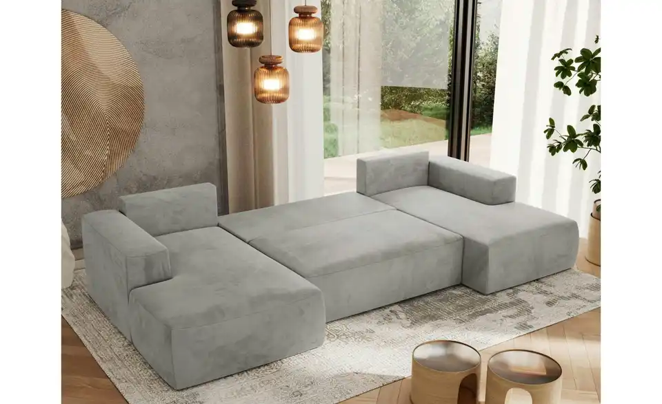 Wohnlandschaft Hellgrau, Funktionsansicht