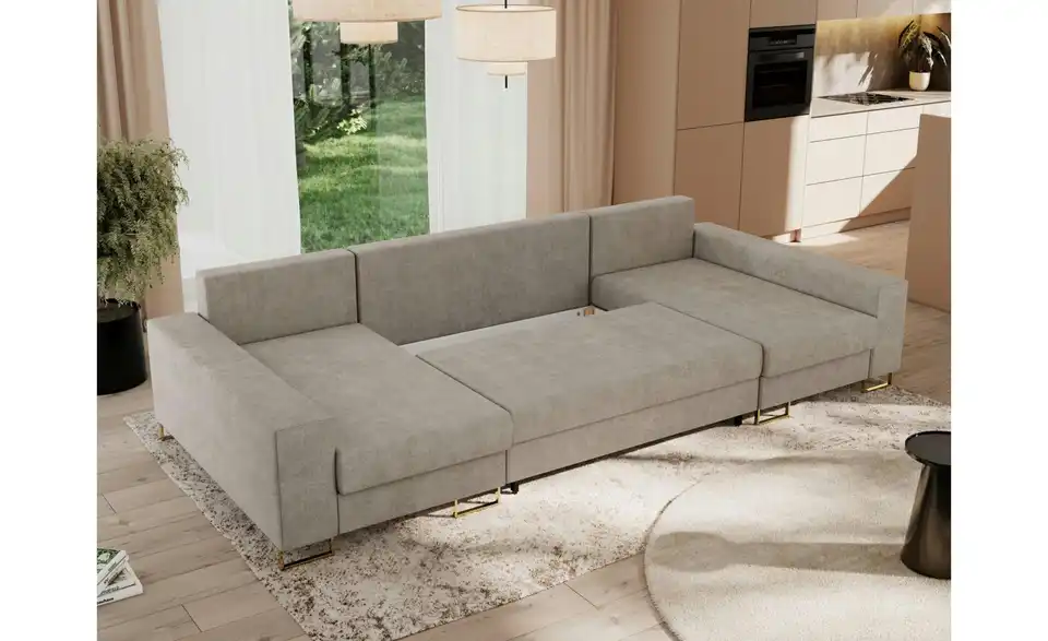 Wohnlandschaft Beige, Funktionsansicht