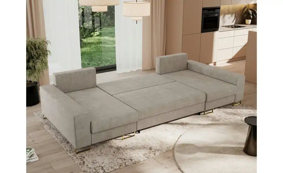 Wohnlandschaft Beige, in Wohnsituation