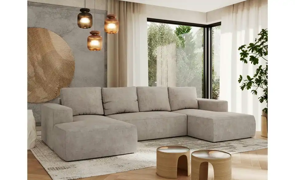 Wohnlandschaft Beige, in Wohnsituation