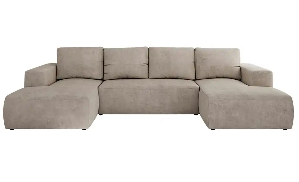 Wohnlandschaft Beige, Frontansicht