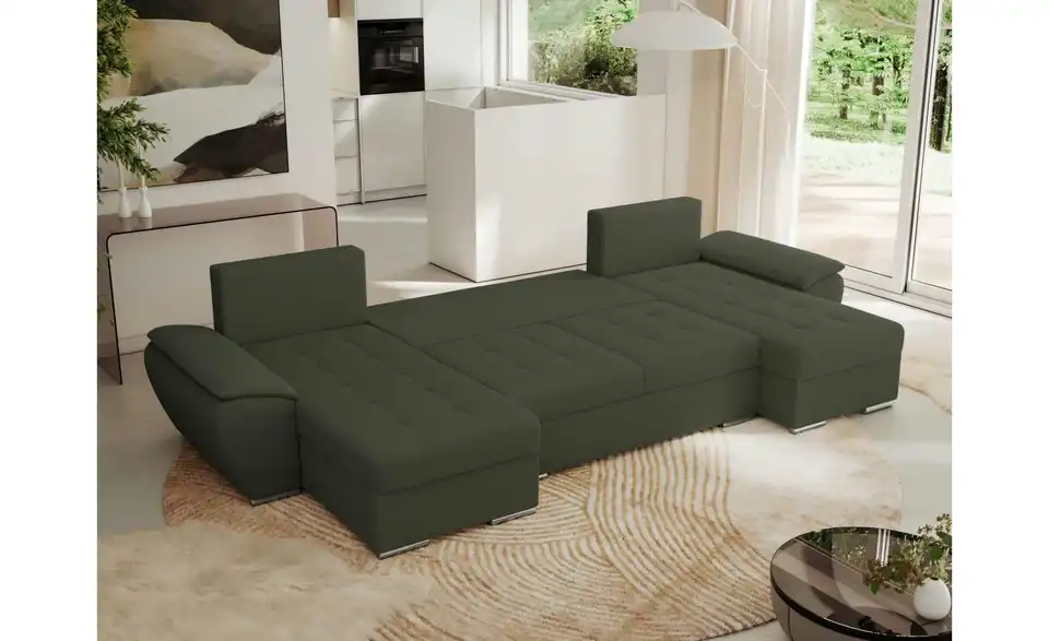 Wohnlandschaft Umbria mit Schlaffunktion, Funktionsansicht