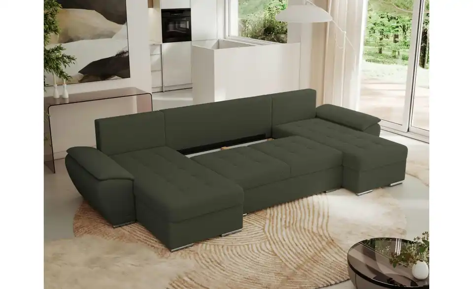 Wohnlandschaft Umbria mit Schlaffunktion, in Wohnsituation