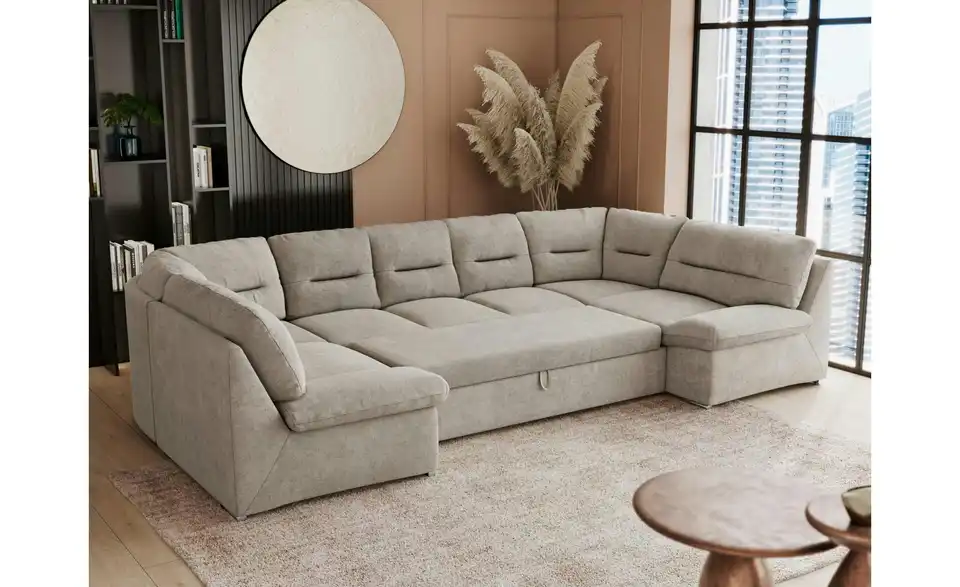 Wohnlandschaft Hellgrau, Funktionsansicht