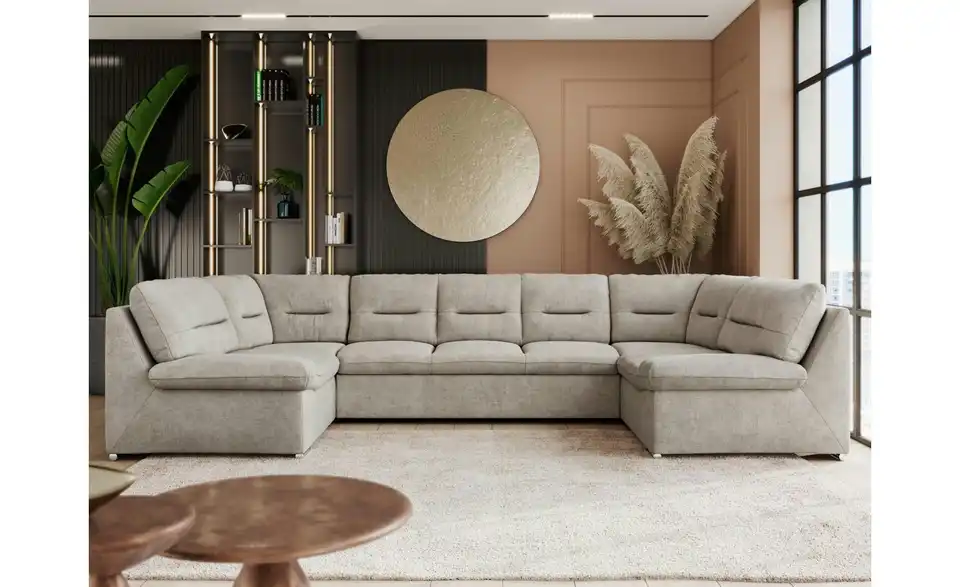 Wohnlandschaft Hellgrau, in Wohnsituation