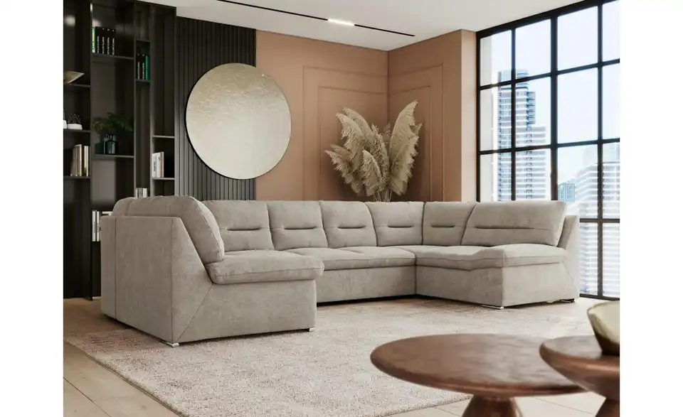 Wohnlandschaft Hellgrau, in Wohnsituation