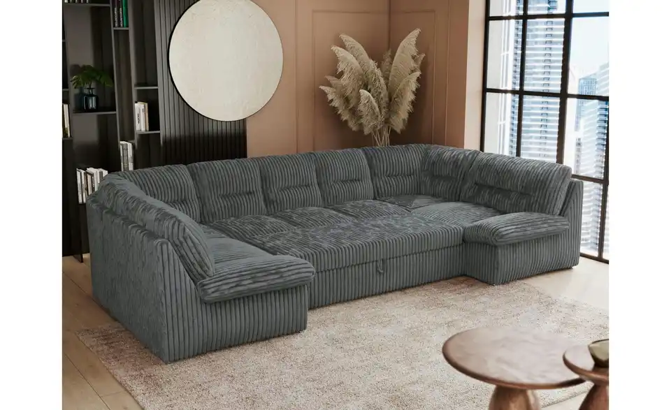 Wohnlandschaft Hellgrau, Funktionsansicht