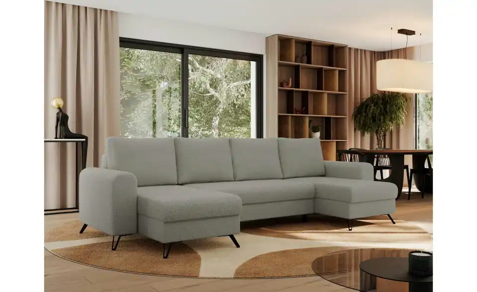 Wohnlandschaft Hellgrau, in Wohnsituation