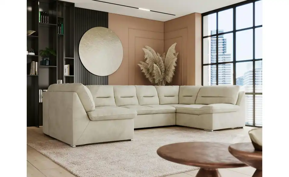 Wohnlandschaft Hellgrau, in Wohnsituation