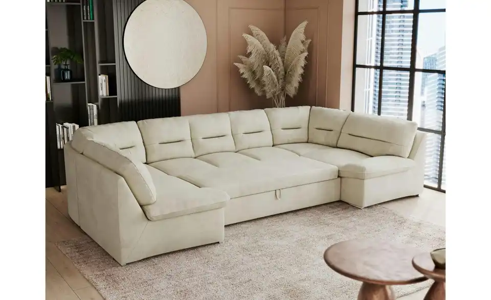 Wohnlandschaft Hellgrau, Funktionsansicht