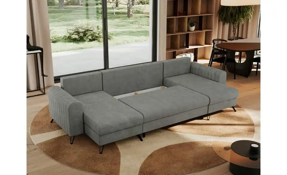 Wohnlandschaft Grau, Funktionsansicht