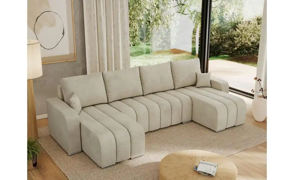 Wohnlandschaft Beige, in Wohnsituation