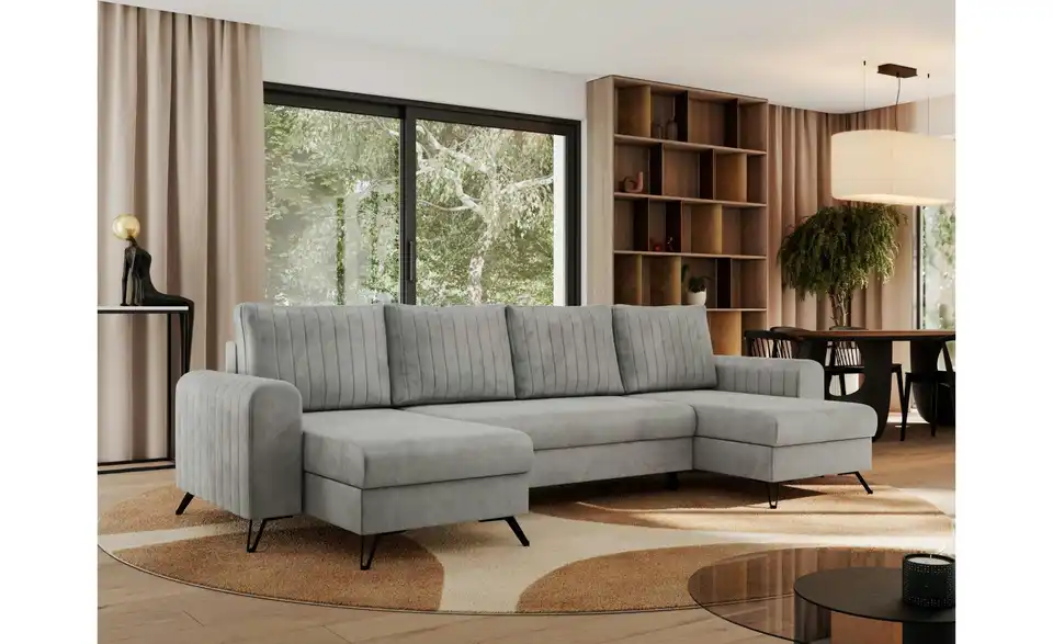 Wohnlandschaft Hellgrau, in Wohnsituation