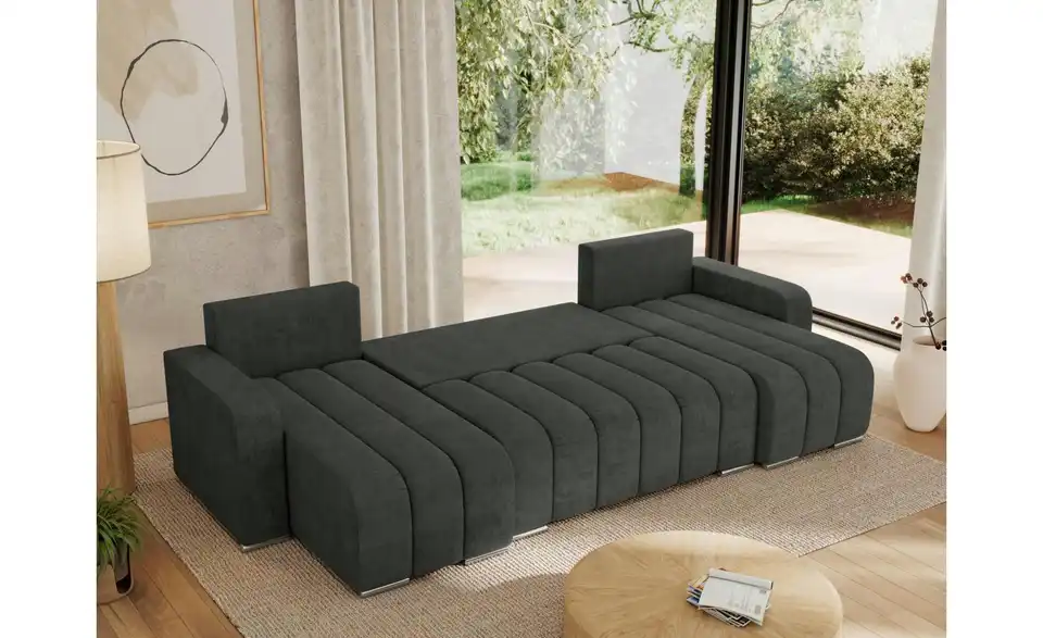 Wohnlandschaft Dunkelgrau, in Wohnsituation