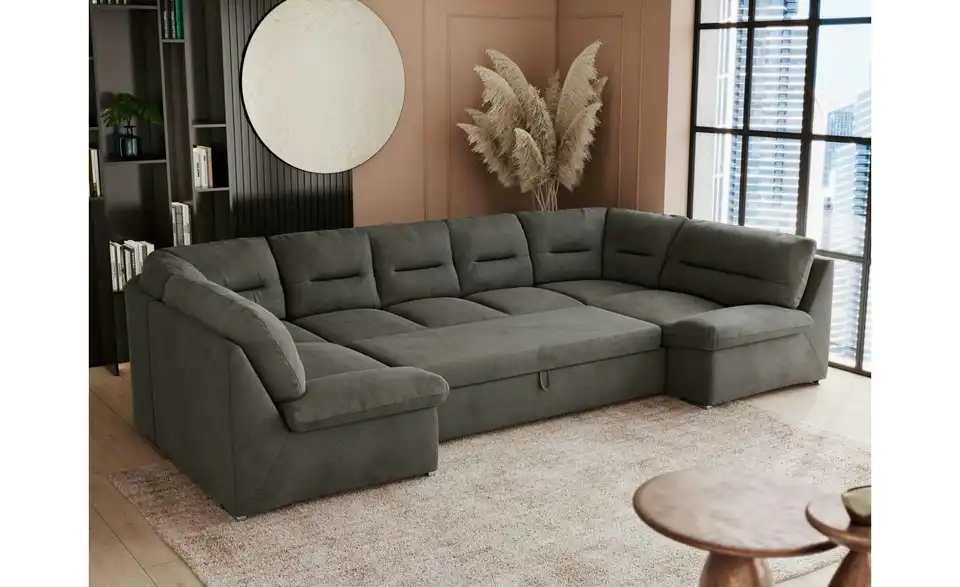 Wohnlandschaft Hellgrau, Funktionsansicht