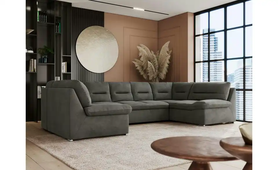 Wohnlandschaft Hellgrau, in Wohnsituation