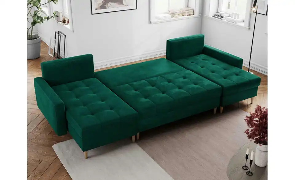 Wohnlandschaft Astra mit Schlaffunktion, in Wohnsituation