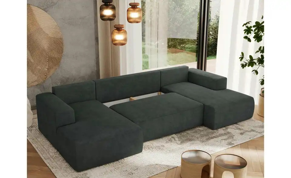 Wohnlandschaft Dunkelgrau, in Wohnsituation