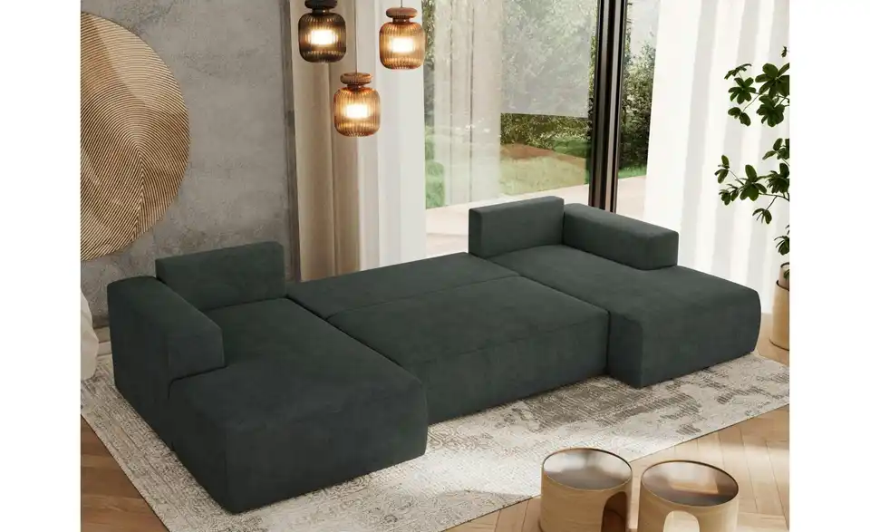 Wohnlandschaft Dunkelgrau, Funktionsansicht