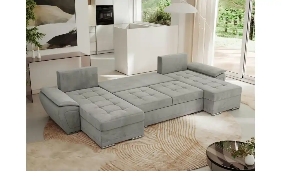 Wohnlandschaft Umbria mit Schlaffunktion, Funktionsansicht