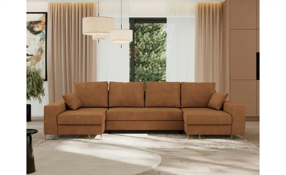 Wohnlandschaft Orange, in Wohnsituation